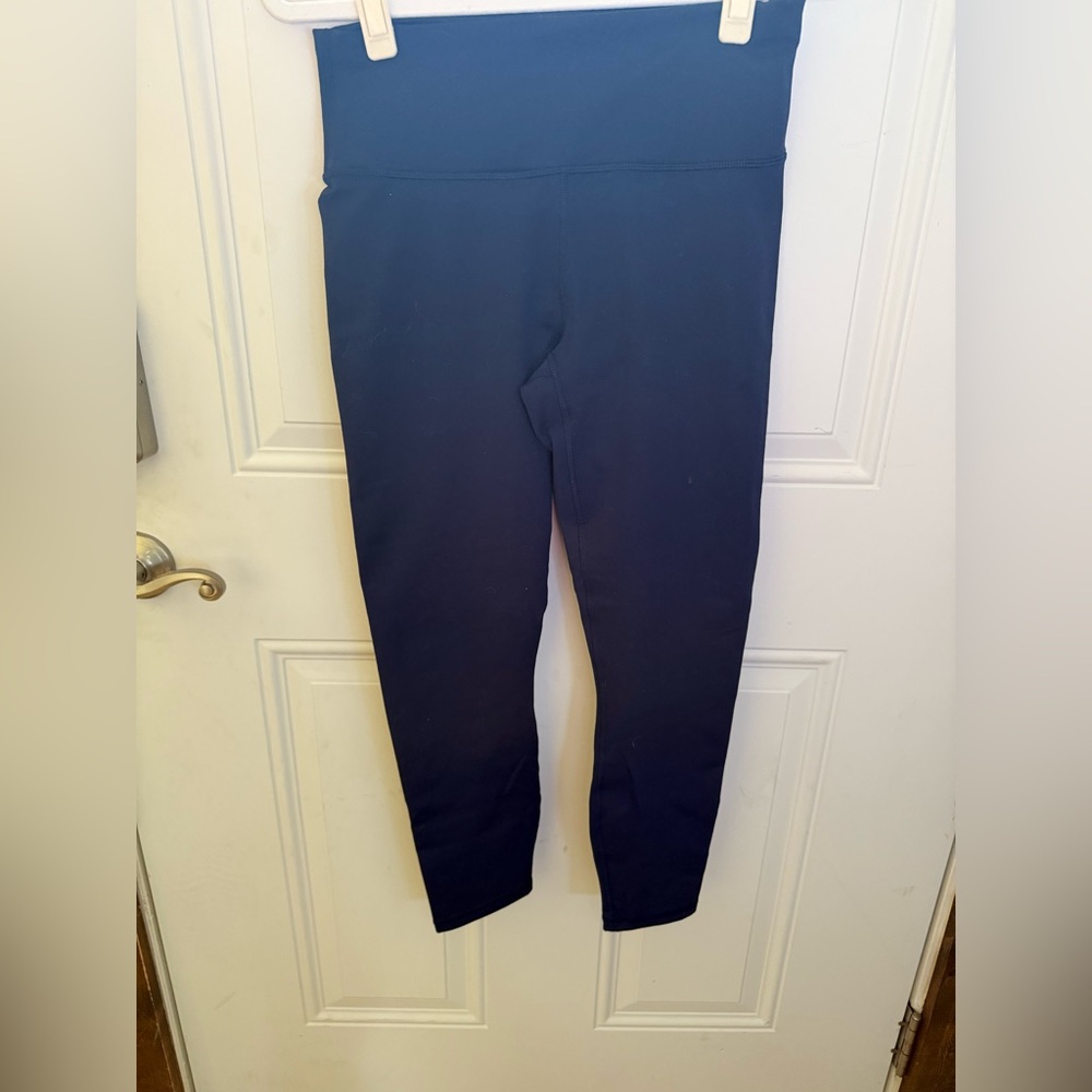 Fabletics Navy PowerHold Leggings